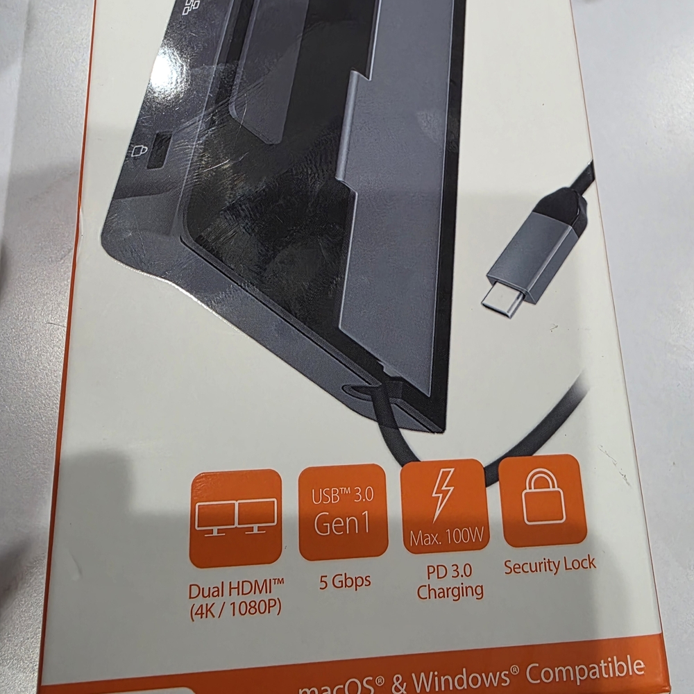 USB-C Docking Station with Dual HDMI